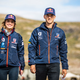 A photo of racing drivers Catie Munnings and Timmy Hansen.
